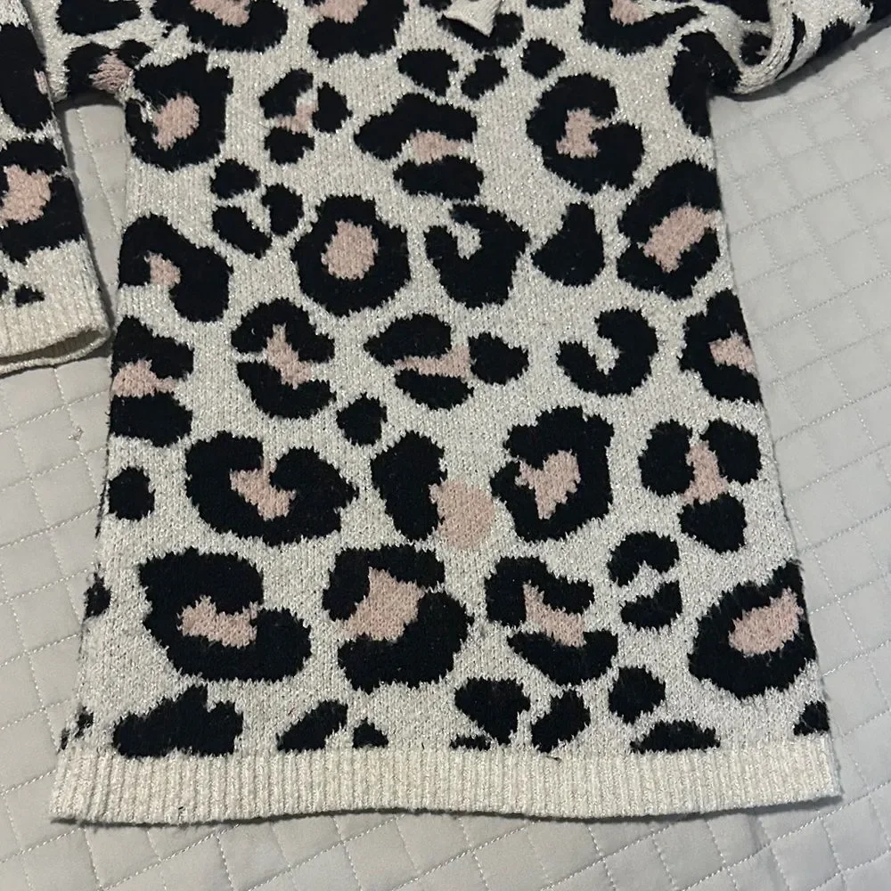 The Children's Place Leopard Print Dress - Black and Pink